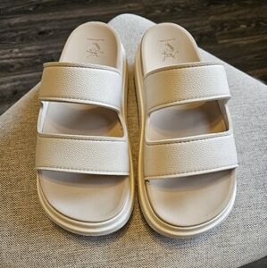 Reef Sierra 2 Bar Platform Cushion Women's Sandal Slides Comfortable Neutral 9